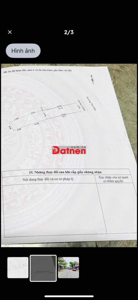 BÁN LÔ ĐẤT MẶT TIỀN TÔN ĐẢN - GIÁ BẰNG GIÁ KIỆT