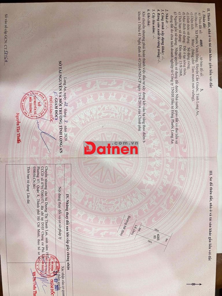 Bán gấp đất nền dự án Hiệp Phước Harbour View, 1,55 tỷ, 80m2, Cần Giuộ