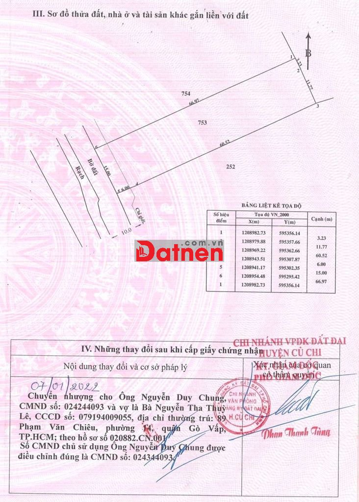 🔥 ĐẤT ĐẸP GIỮ TIỀN – SÁT CẢNG CẠN CỦ CHI – 1008m CHỈ 5 TỈ