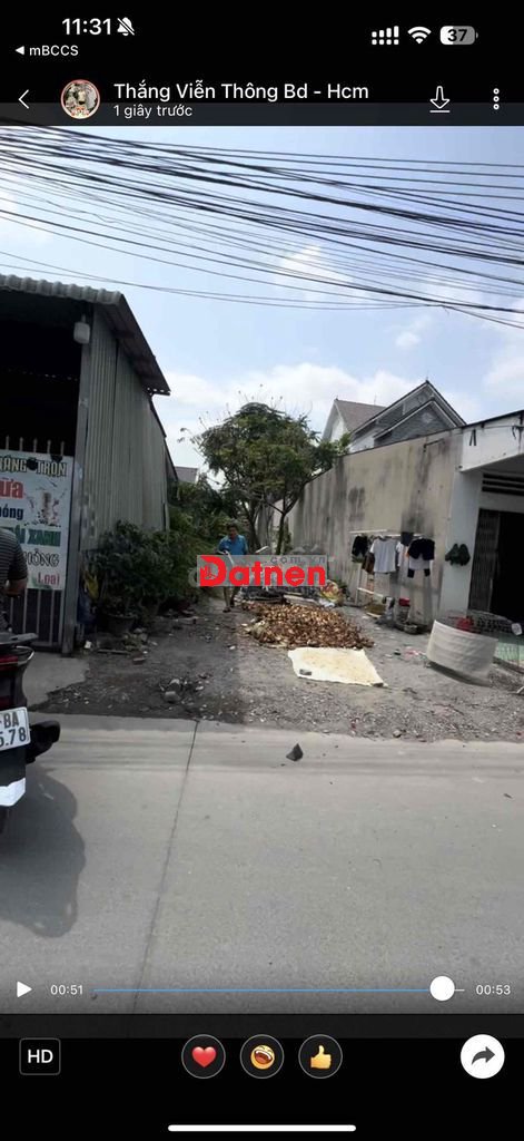 Mặt tiền đường Bình Chuẩn 22 kinh doanh 212m2