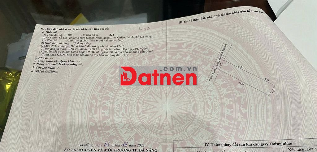 🔴💥Bán đất K342 Hoàng Văn Thái - Gần ĐH Duy Tân