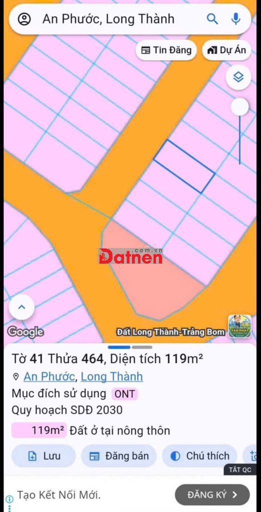 THANH LÝ GẤP ĐẤT NỀN TẠI KDC THUNG LŨNG XANH. GIÁ 1.5 TỶ/119M2