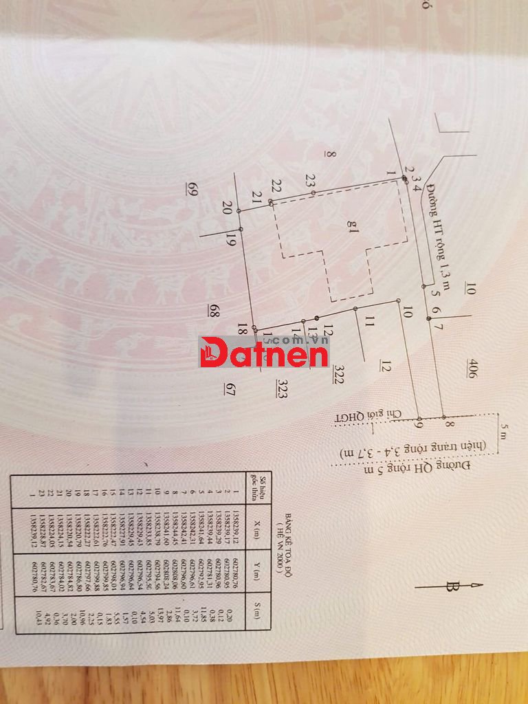 Bán lô đất 2 mặt tiền hẻm Củ Chi Gần Biển