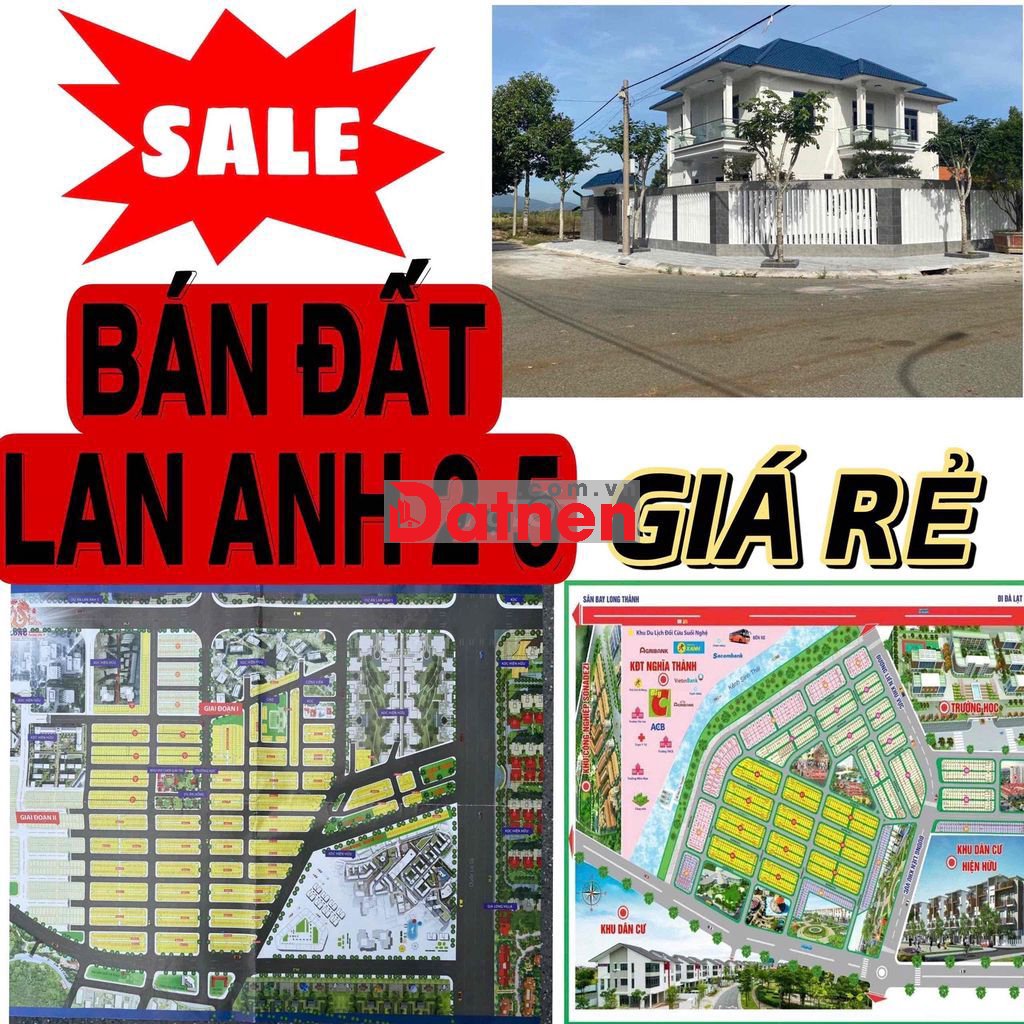 Bán Lô Đất Trục Chính Đường Số 23 Hoà Long ,Lan Anh 2 gần KCN Sonadezi