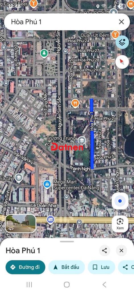 Bán đất Hoà Phú 1