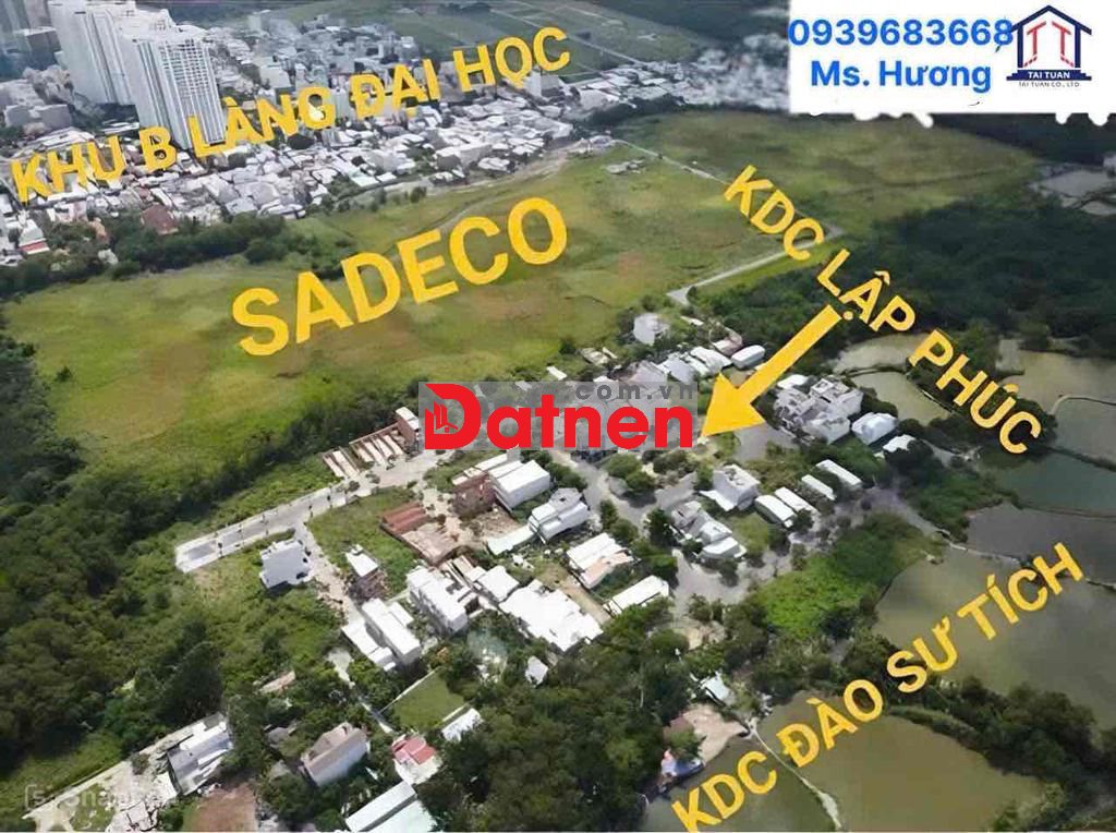 ĐẤT SỔ ĐỎ KDC LẬP PHÚC.PHƯỚC KIỂN NHÀ BÈ.