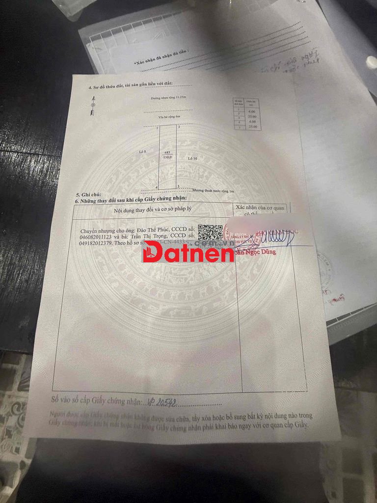 bán rẻ lô đất khu 1B xung quanh toàn xây căn hộ