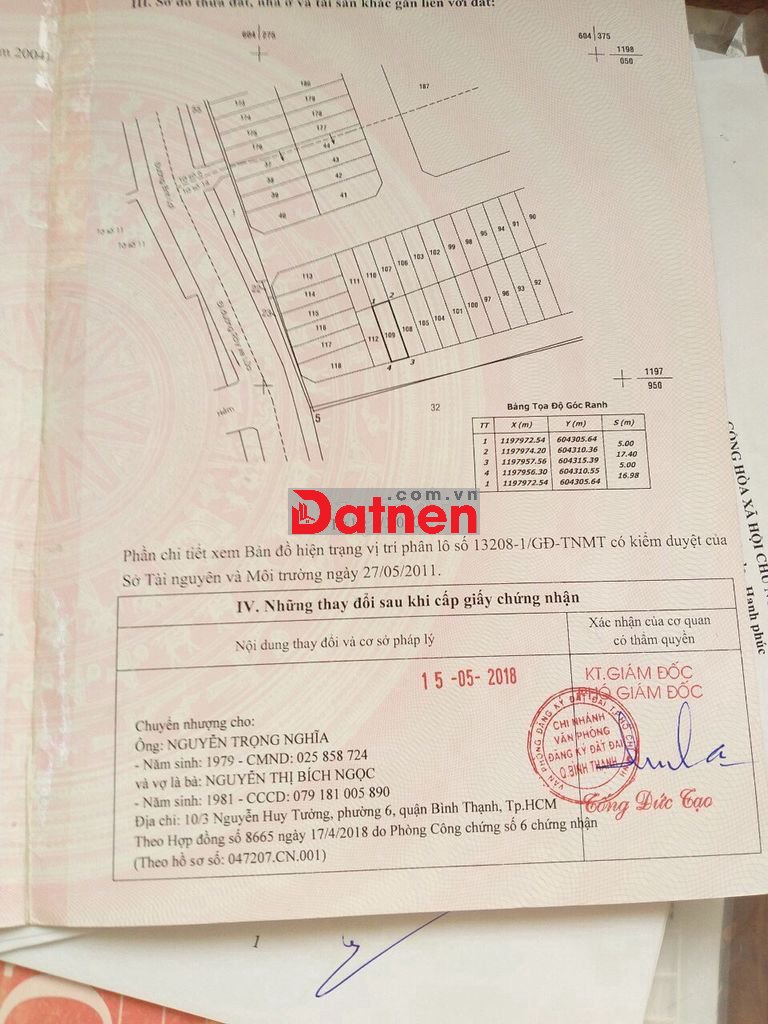 Bán đất Chính Chủ Bình Lợi; 86m2-giá bán: 11,5 tỷ