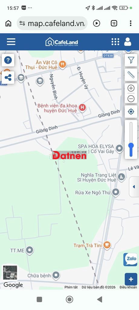 Bán 2100 m2 đất tại thị trấn Đông thành, Đức Huệ