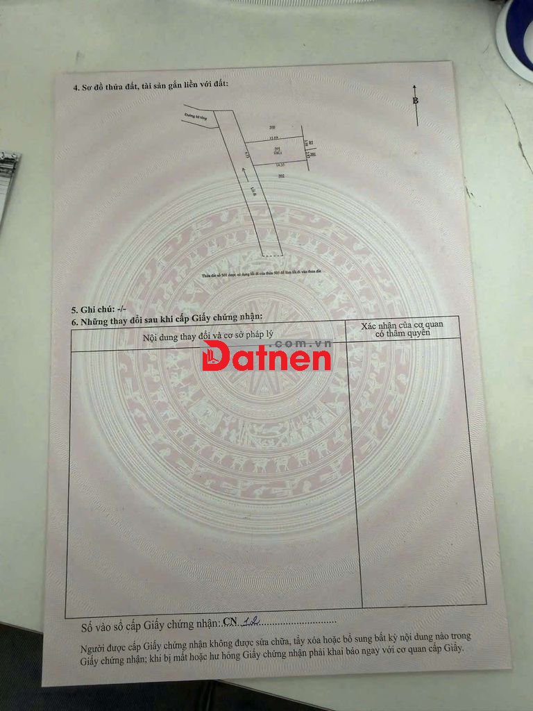 Đất ở toàn bộ 100m2, thôn khương mỹ không ngập lụt, ngang 6,74m