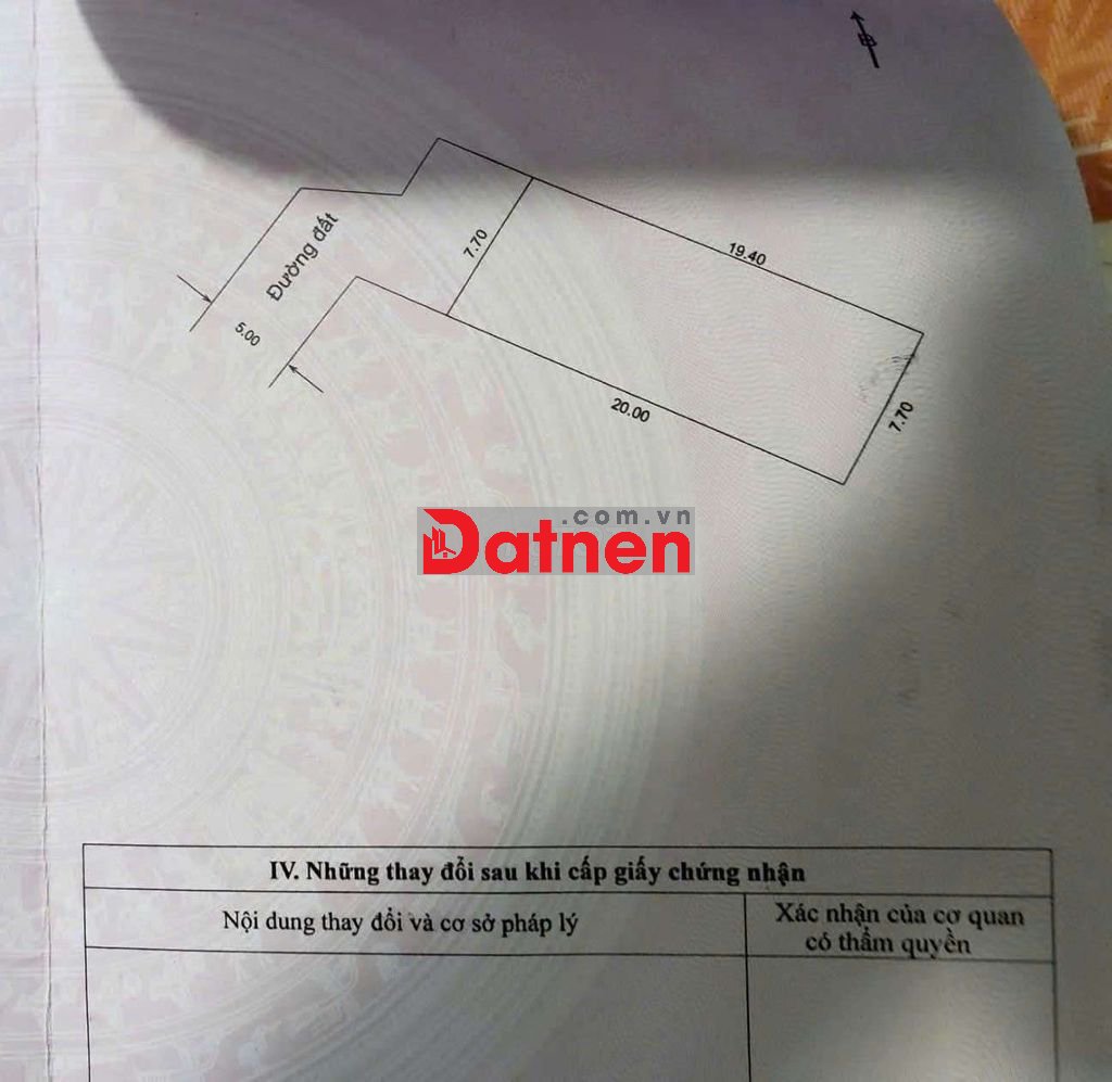 Đất thạch nham đông gần trường sơn, 150m2 đất ở ngang 7,7m
