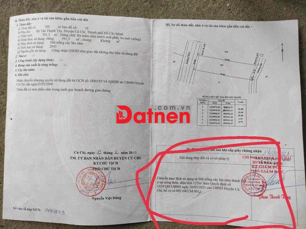 chính chủ cần bán gấp lô đất 2 mặt tiền trước và sau