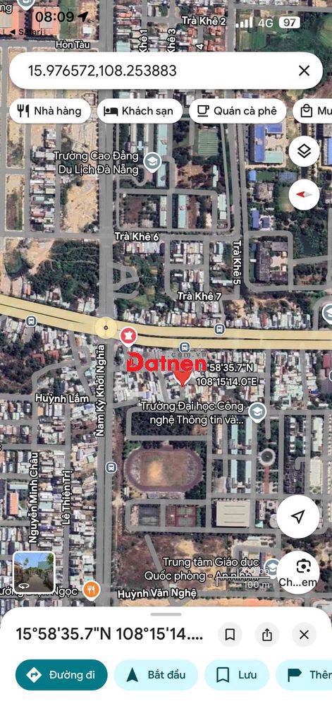 Bán lô đất 2MT kiệt đường Trần Đại Nghĩa ngay Làng Đại Học Hoà Quý,