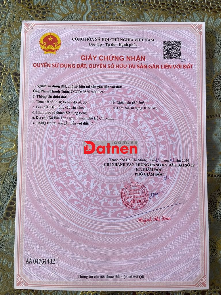 Xã Bắc Tân Uyên, Thành Phố Hồ Chí Minh