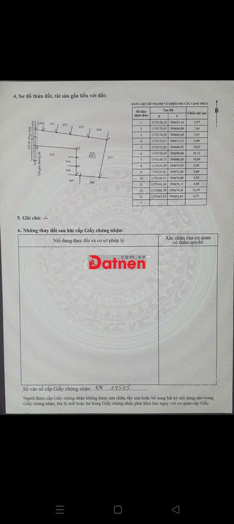 Chính chủ kẹt tiền bán gấp đất thỗ cư ngay trung tam