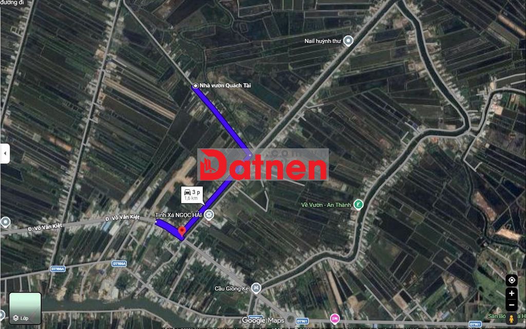 Bán đất vườn gần cầu Bạch Ngưu, đã có sổ, mặt bằng 70%