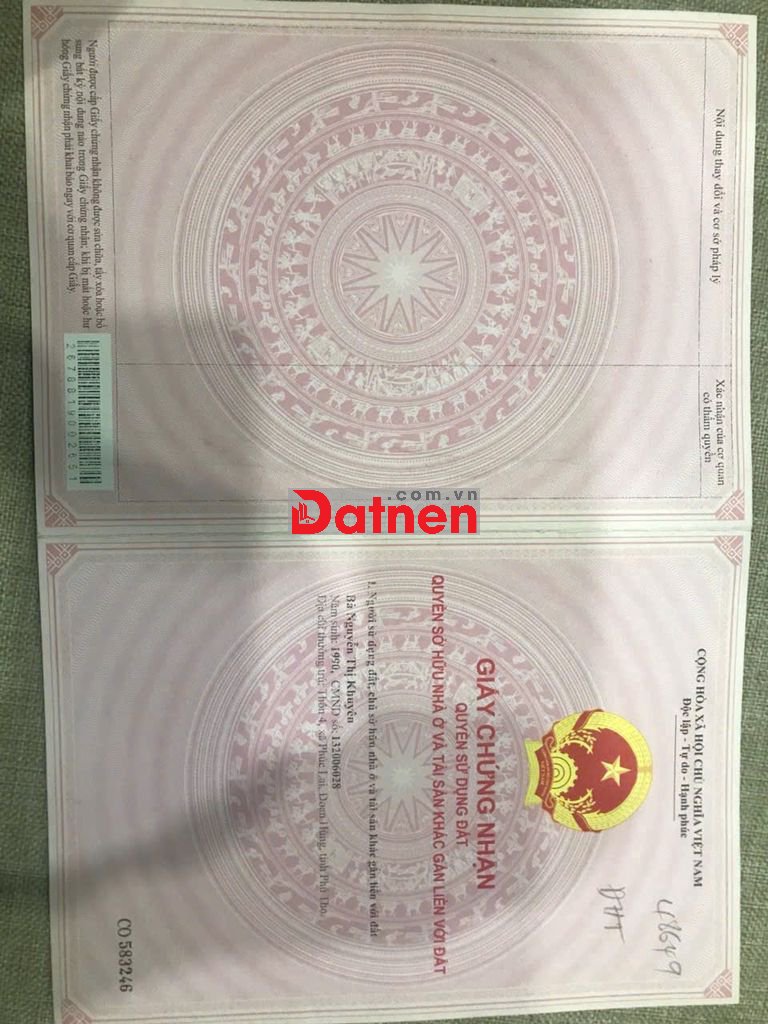 Đất xây nhà mới khu dân cư hiện hữu