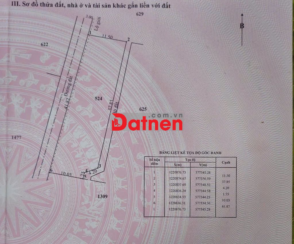 Ngộp giảm giá sâu! Bán gấp lô đất vườn, dt 512m2 ngang 41,8m, TLH