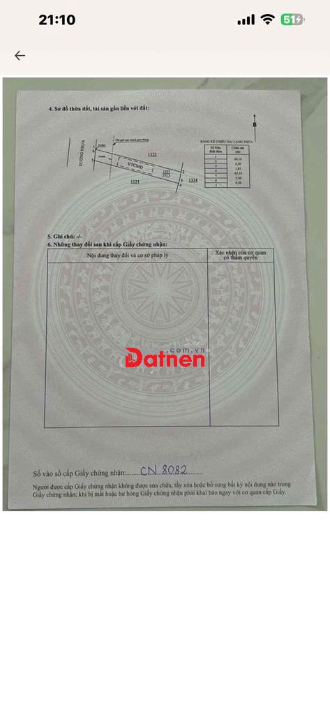 chính chủ cần bán mặt tiền tỉnh lộ 997