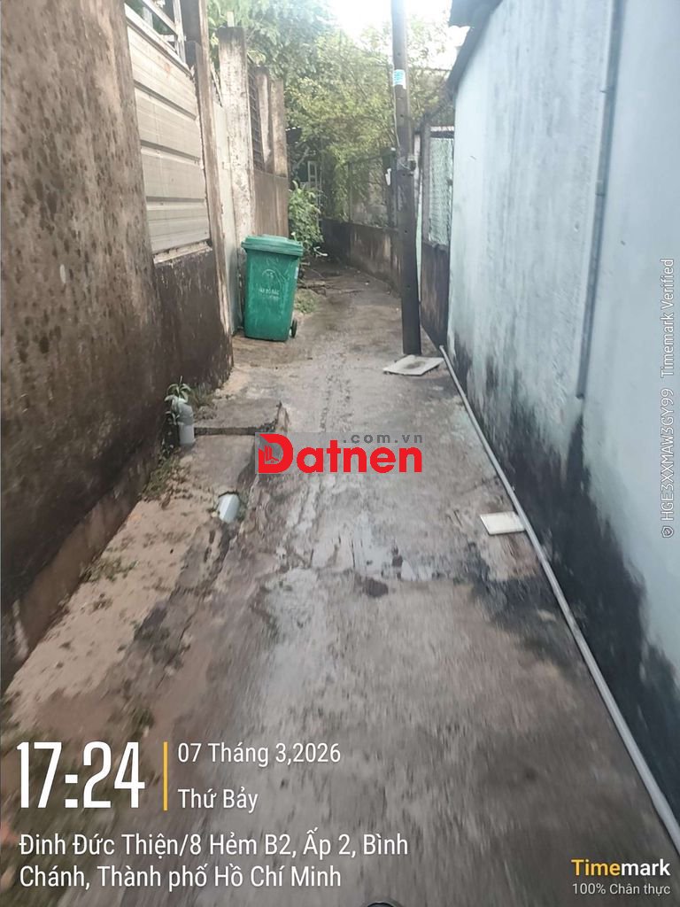 🔥 BÁN ĐẤT CLN 62m XÃ BÌNH CHÁNH – KDC HIỆN HỮU