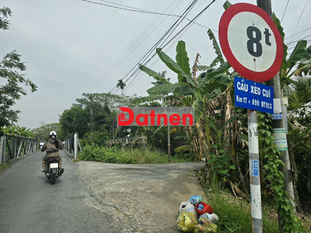 ĐẤT NHÀ VƯỜN 6300M²(N25×DÀI100) 410M²TC R XẺO CUI, TÂN THỚI PHONG ĐIỀN