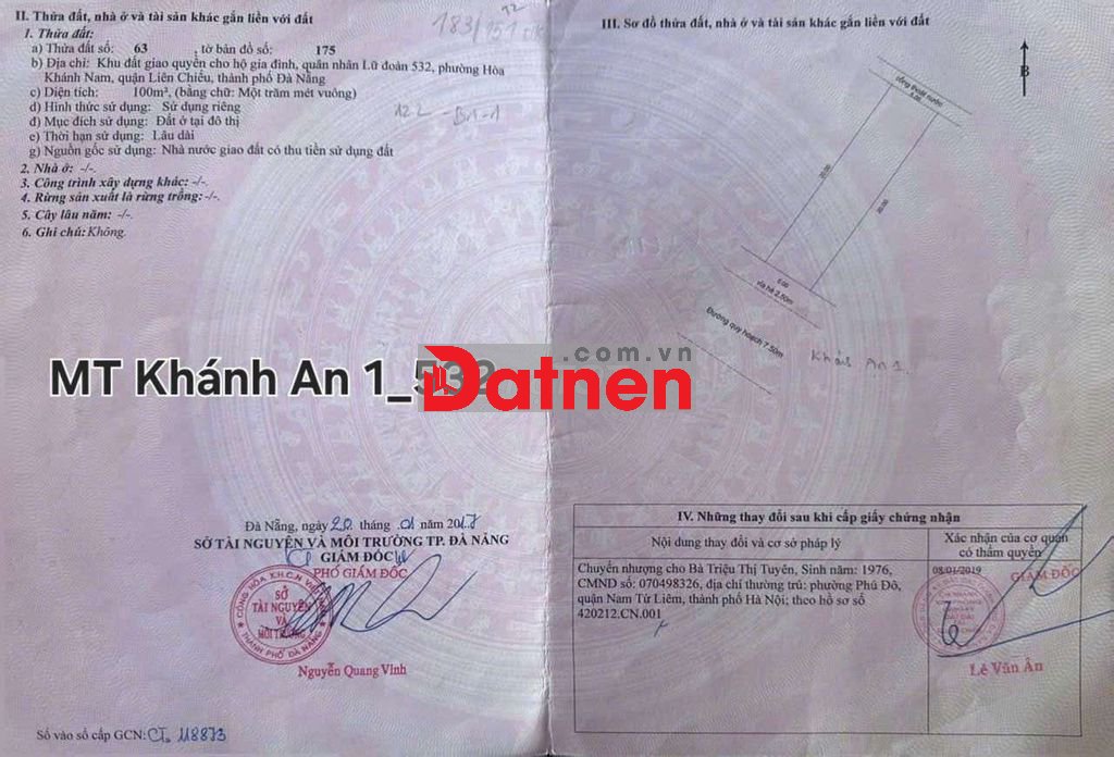 bán đất thổ cư