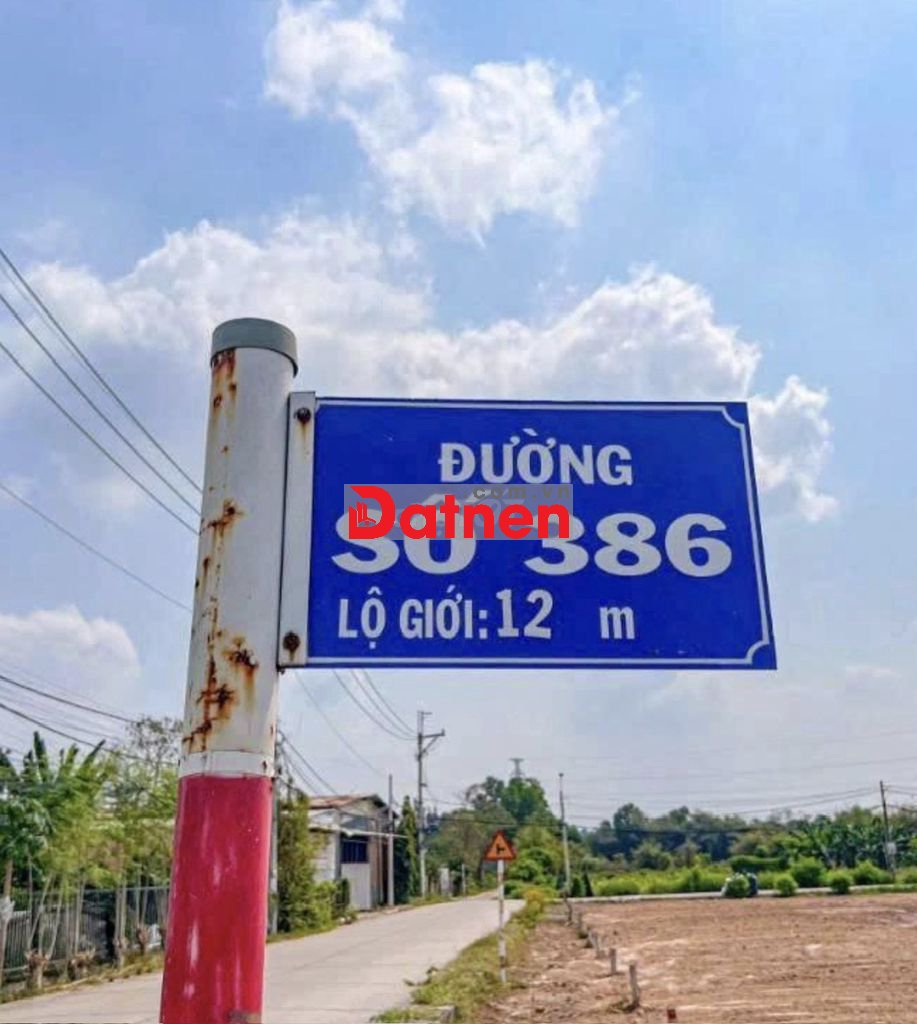 BÁN ĐẤT MT ĐƯỜNG 386 TÂN AN HỘI- CỦ CHI