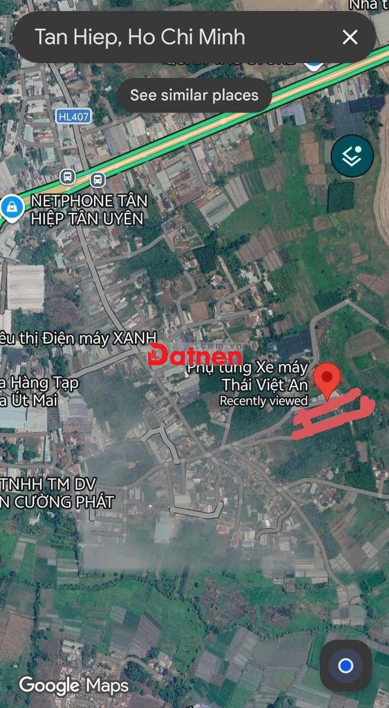 BÁN NHÀ VƯỜN 2.594M² – CÓ NHÀ 3 GIAN, HỒ BƠI, SÂN VƯỜN – TÂN HIỆP