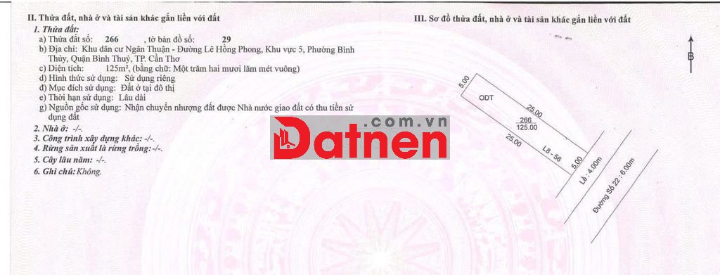 Đất nền vị trí đẹp
