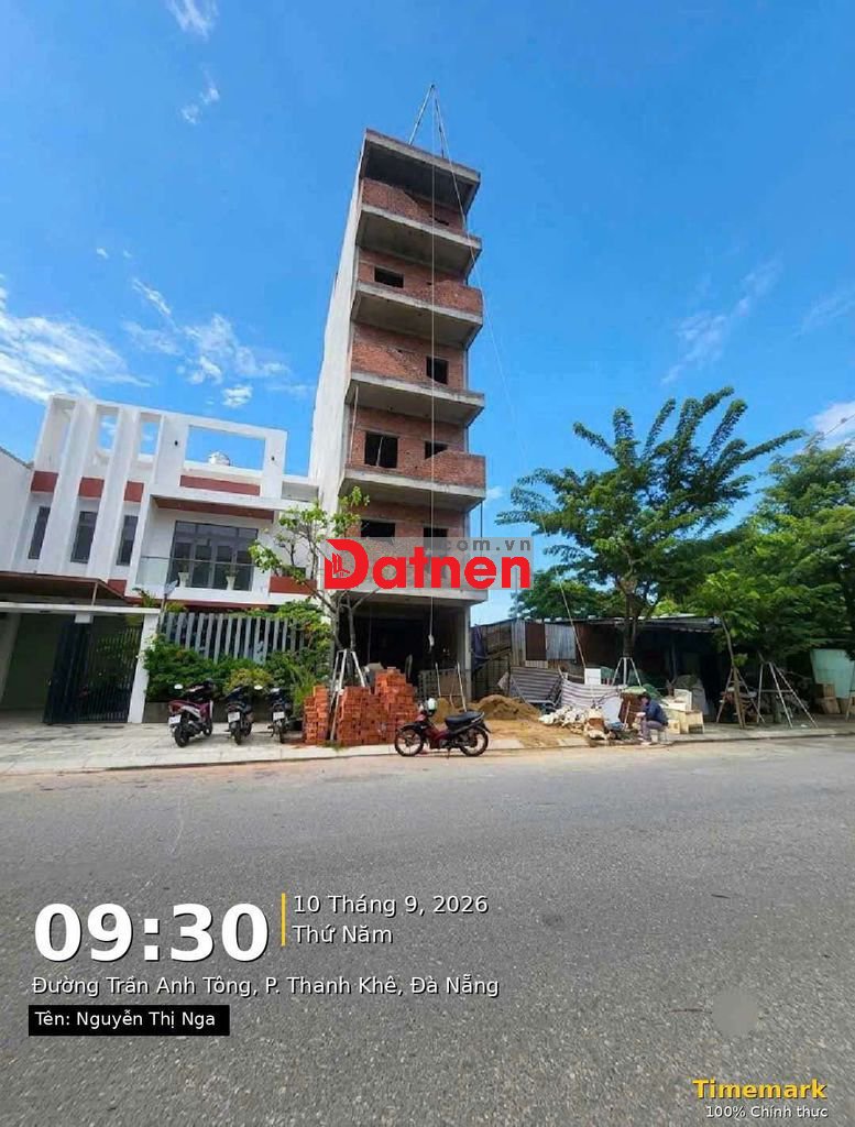 Đất 125m² Trần Anh Tông đường 10m5 gần biển, 10.5 tỷ