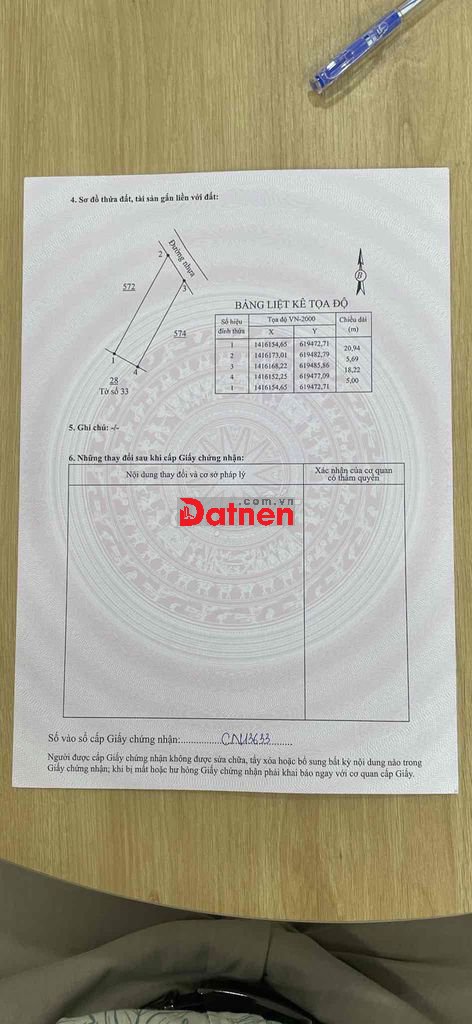 đất full thổ cư Vân Phong gần biển giáp Sun