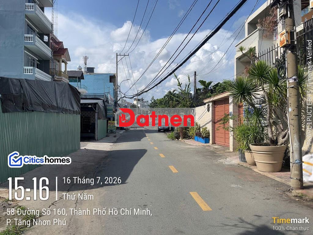 Đất mặt tiền đường 160, Tăng Nhơn Phú A Q9, 758.7m², 46 tỷ