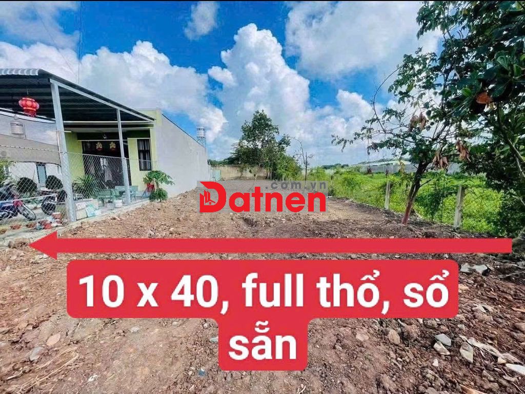BÁN ĐẤT 400M2 MT KINH DOANH 12M CHỢ VIỆT KIỀU CỦ CHI GIÁ 789 TRIỆU TL