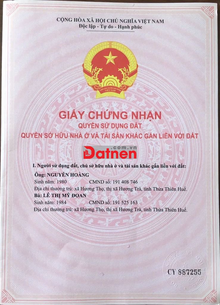Cần tiền bán lố đất khu vực Cư Chánh 1 (Sau lưng chùa Đức Sơn)