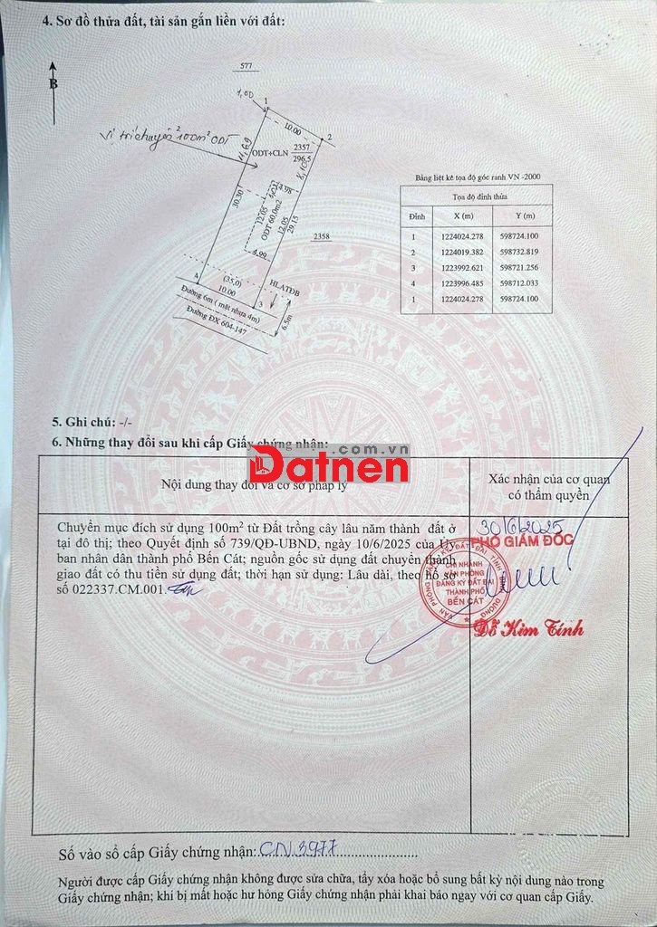 10m ngang 220m thổ cư nhựa 6m ngay ngã 3 vào tp mới, xây nhà nghĩ trọ