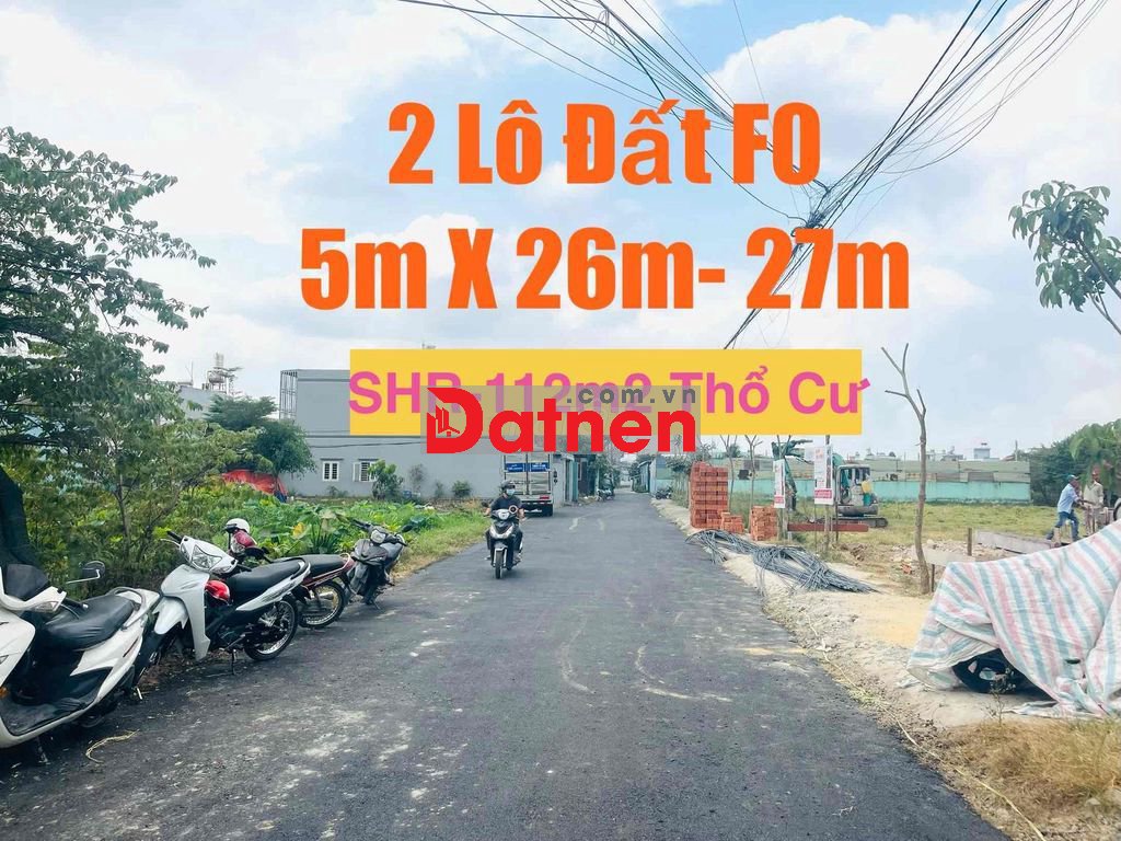 💥ĐẤT MT NHỰA 9m-5m X 27m - Gần Phan Văn Hớn-Bà Điểm