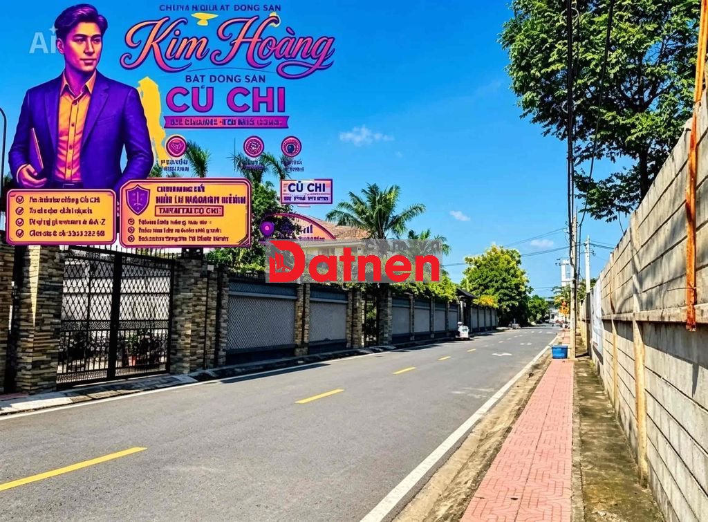 500m2 NGUYỄN VĂN NÌ THỊ TRẤN CỦ CHI MẶT TIỀN LỚN 14m Giá 850tr