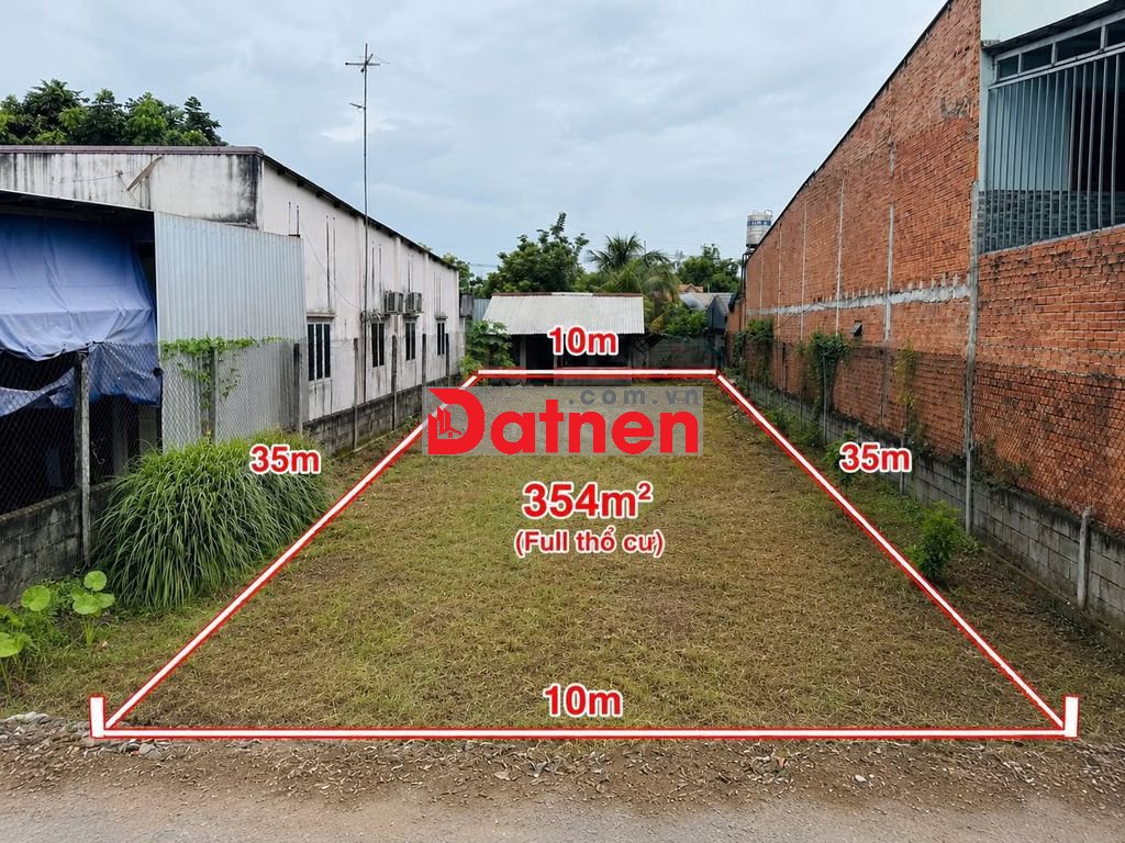 KẸT TIỀN BÁN GẤP 354M2 ĐẤT TÂN PHÚ TRUNG CỦ CHI GIÁ 590 TRIỆU SHR