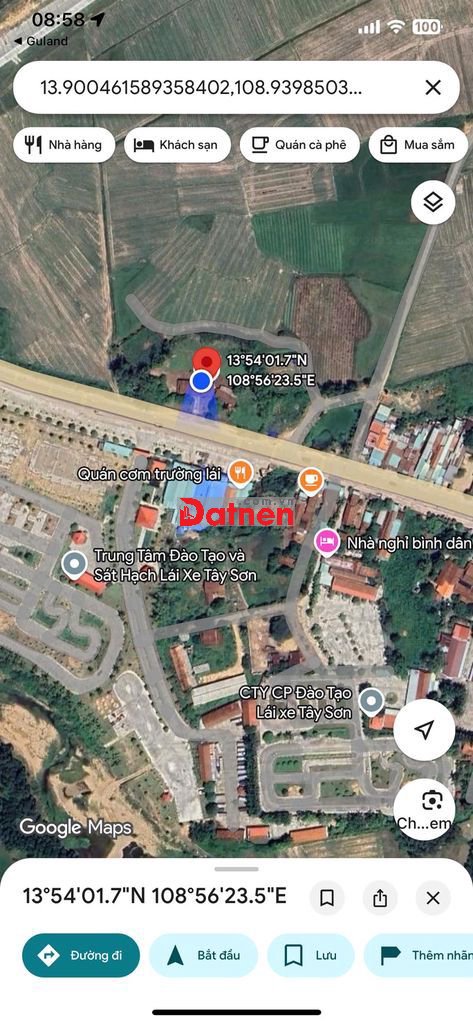 Cần bán 4500m2 đất tại Mặt Tiền Quốc Lộ 19, Tây Sơn, trường lái xe