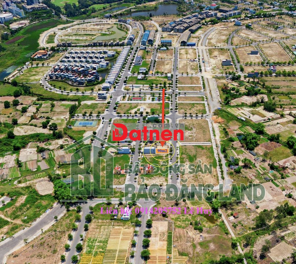 Lô 90m2 Đường 7m5 khu One World gần biển, cách FPT 900m
