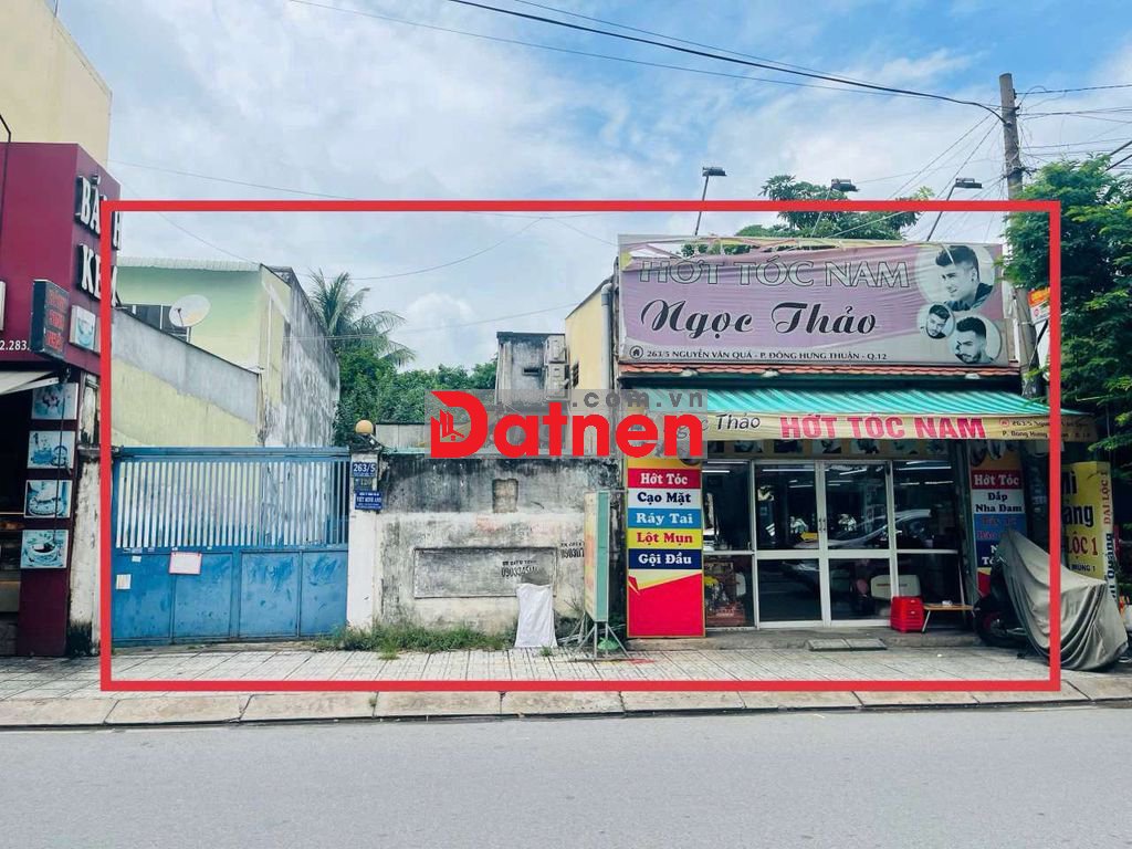 Cần Bán Gầp Đầt Mặt Tiền Đường .Nguyễn Văn Quá .DT 13 x50 nở hậu 40m