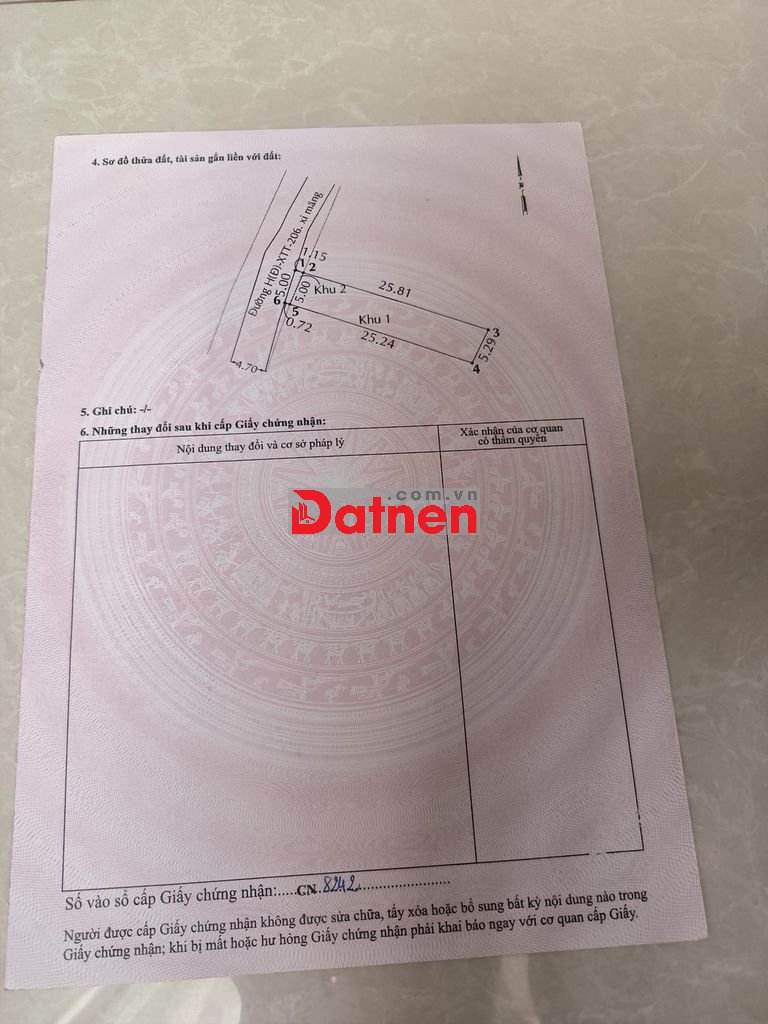 cc bán lô đất đẹp tại xã xuân thơi thượng hóc môn