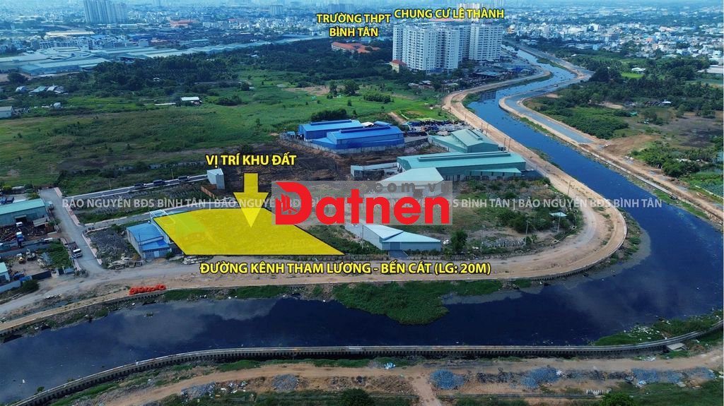 Bán Đất Bình Tân Khu Phân Lô Đường Kênh Tham Lương 60m2 Giá Tốt 3,6 Tỷ