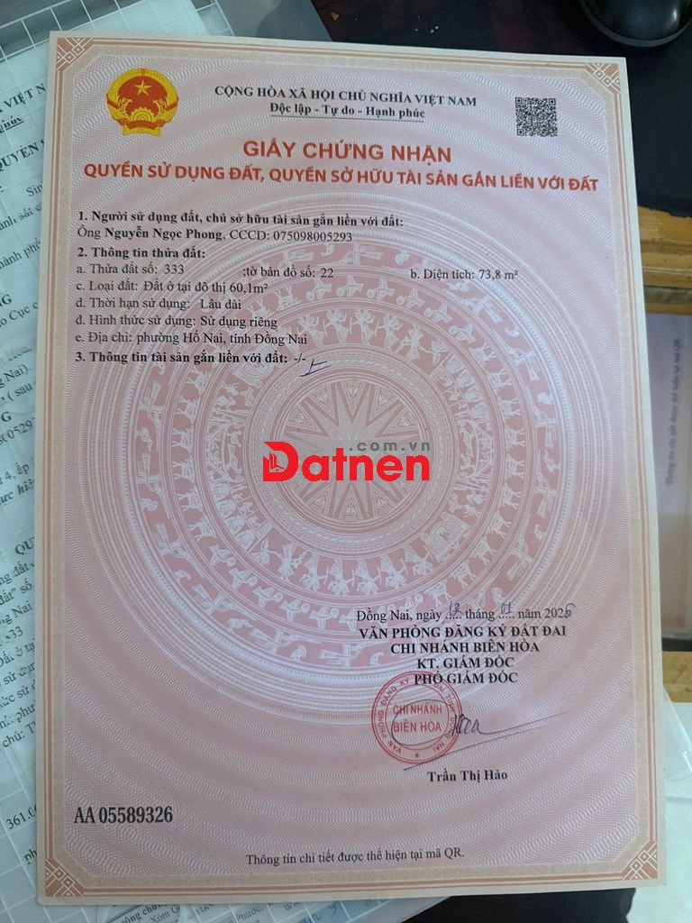 kẹt tiền giảm ngay 500tr bán gấp còn 2 tỉ 150tr (giá cũ 2 tỉ 650tr)
