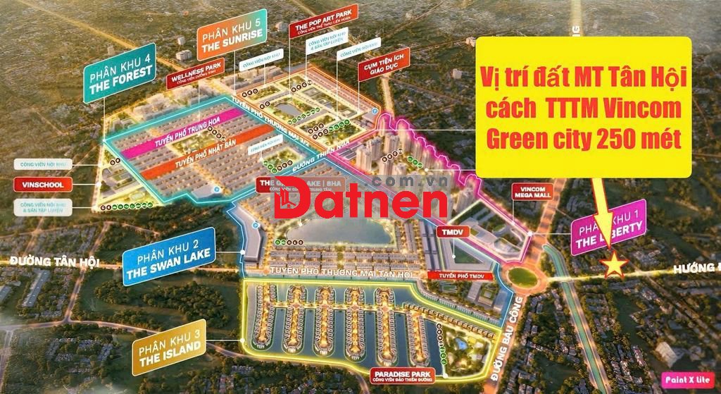 🔴BÁN CẶP 2 LÔ ĐẤT NGANG 9,3M MT TÂN HỘI CÁCH VINCOM GREEN CITY 250MÉT🔴