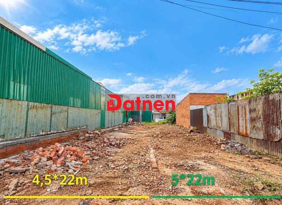 💥Đất TC Full 4,5*22m và 5*22m,hẻm 184 Đồng Khởi hẻm Thông