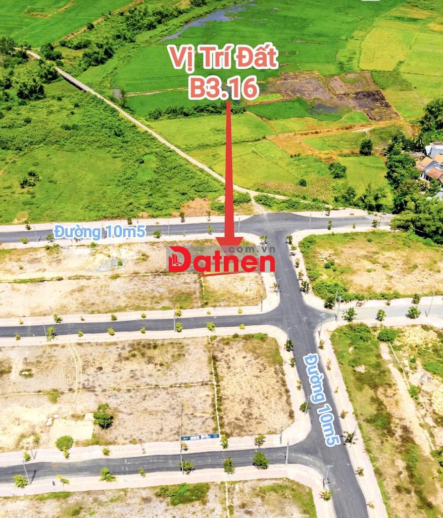 Bán Đất Nền B3.16 Dự Án Chợ Lai Nghi 2 dt 150m2 đường 10m5 giá 1.85 tỷ