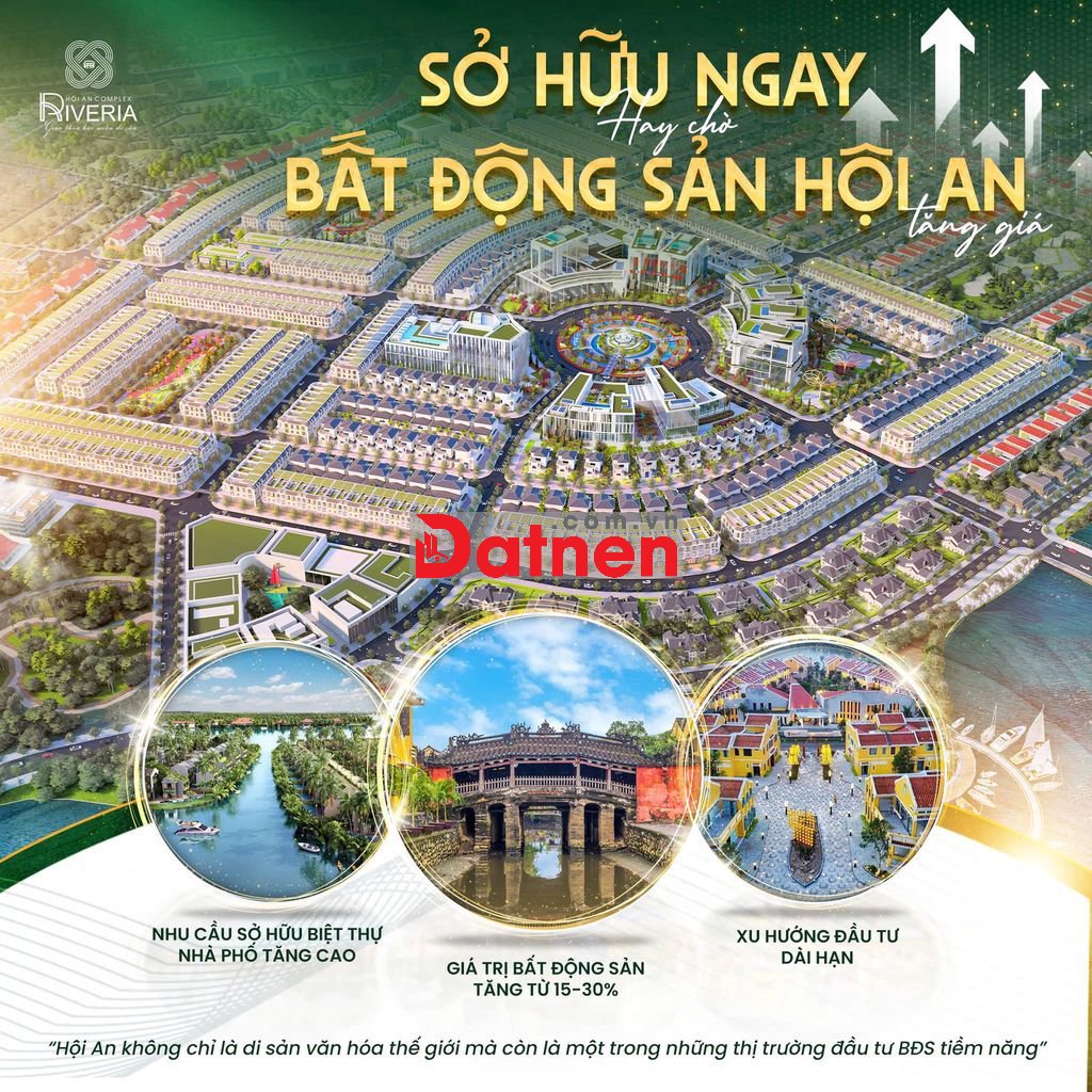 Chính Thức Mở Bán Dự Án Hội An Green Village giá chỉ từ 1.46-2 tỷ/lô