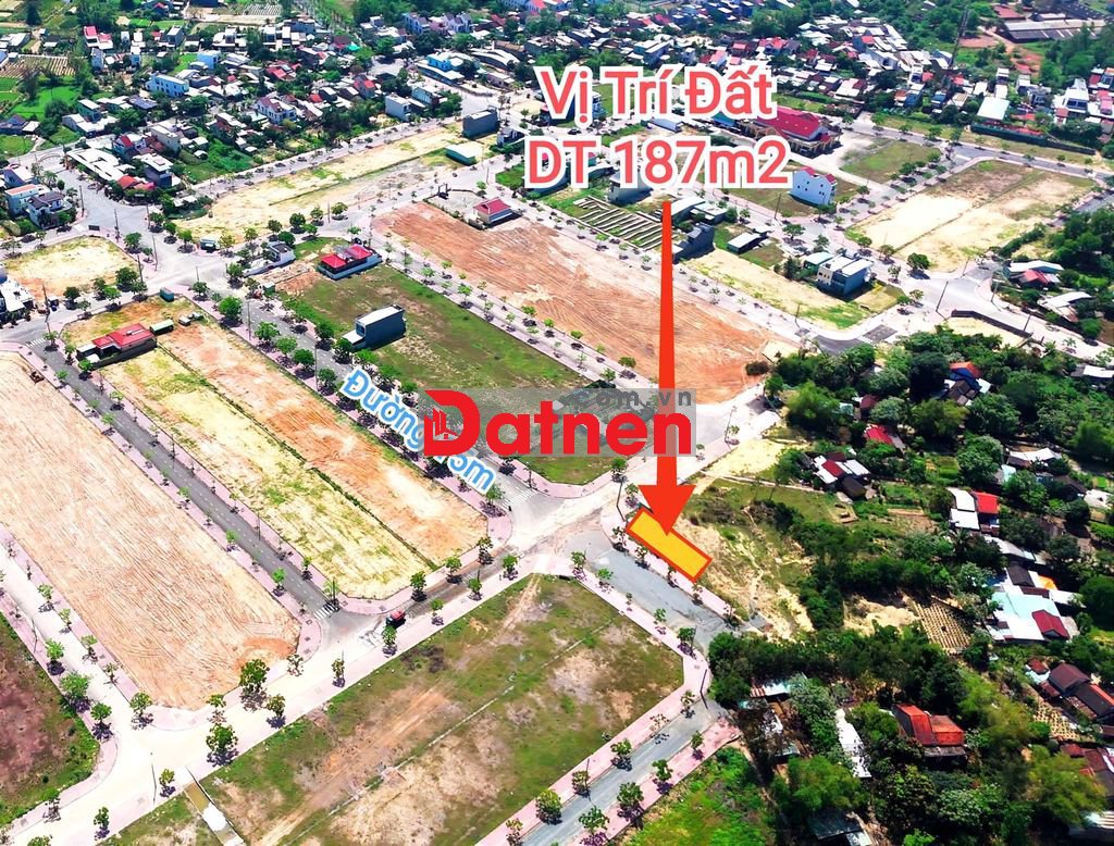 CHÍNH CHỦ CẦN BÁN LÔ ĐẤT HỘI AN GÓC ĐƯỜNG 15M DT 187M2 GIÁ 17TR/M2
