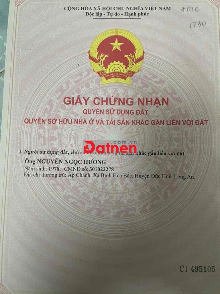 Chính chủ cần tiền bán nhanh lô H9 Centana Điền Phúc Thành ***